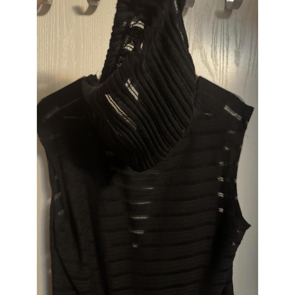 Apt9 Black Swimsuit Cover Up With Hood. Pullover. Size XXL Women’s Sheer - Picture 6 of 9